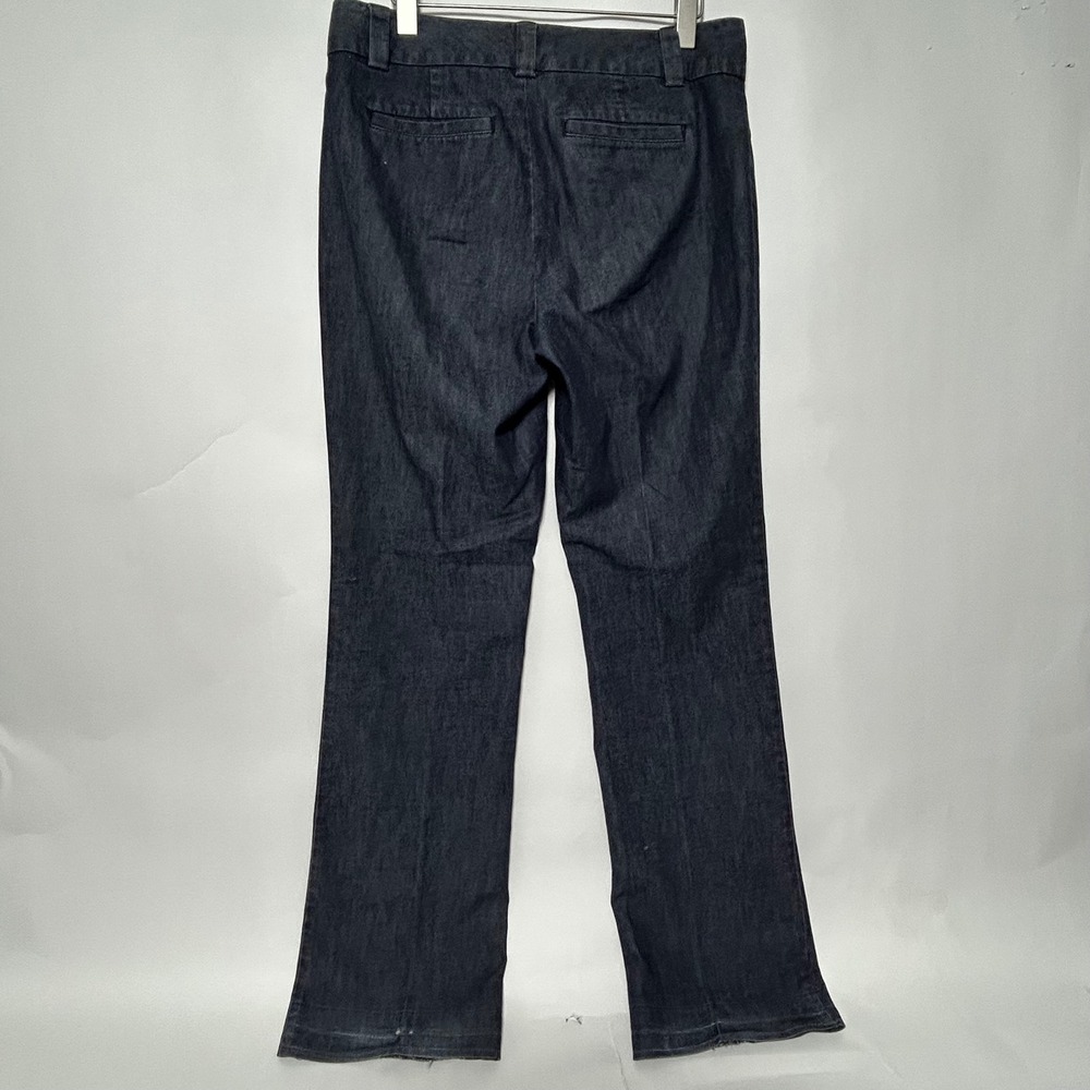 Gap Curvy Denim Trousers Women 6 Long Dark Wash Stretch Bootcut Office Casual - Picture 2 of 10